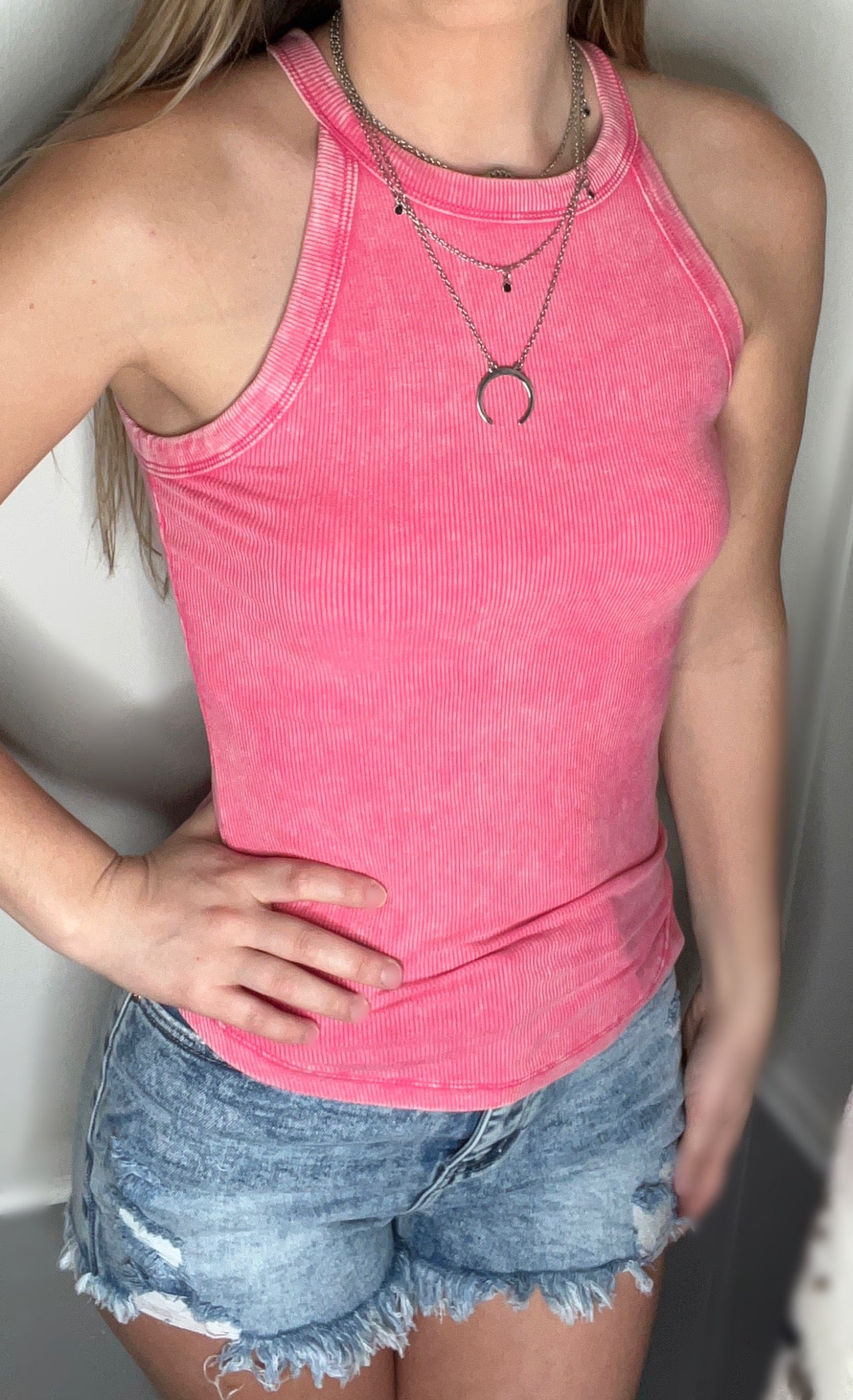 Washed Ribbed Cami