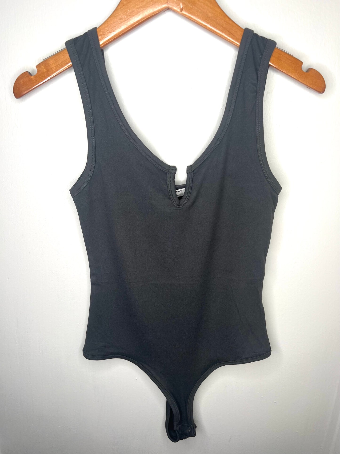 SPLIT NECK BODYSUIT